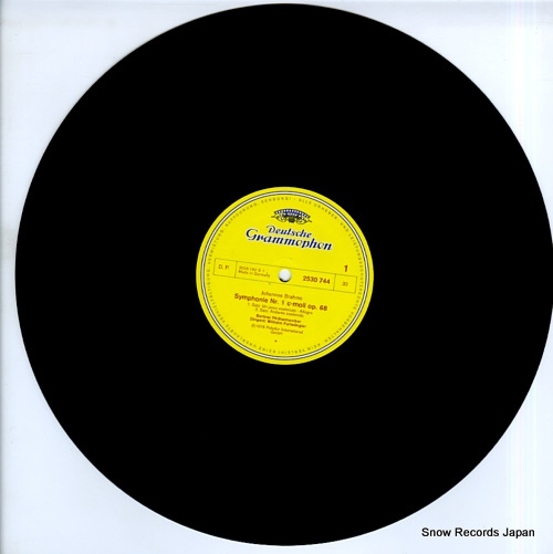 FURTWANGLER, WILHELM brahms; symphony no.1 in c minor, op.68 2530744