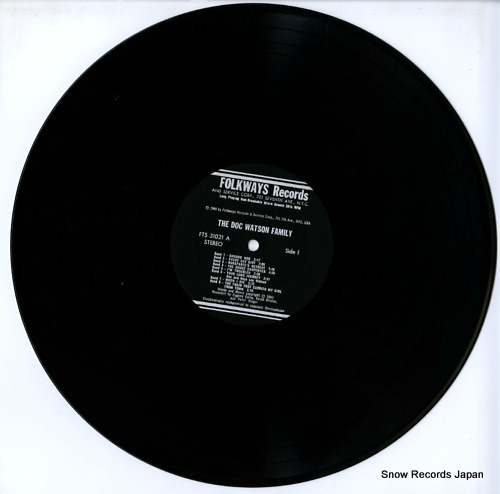 DOC WATSON FAMILY, THE the doc watson family FTS31021