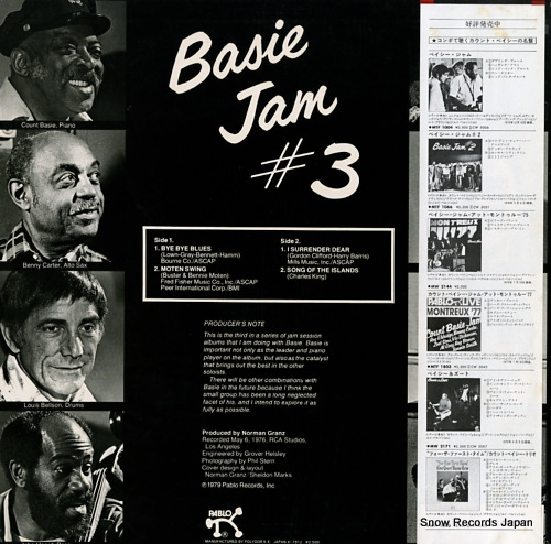 BASIE, COUNT basie jam #3 MTF1121
