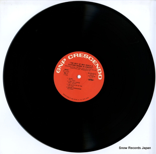 BROWN, CLIFFORD, AND MAX ROACH the best of max roach and clifford brown in cincerto K23P6271