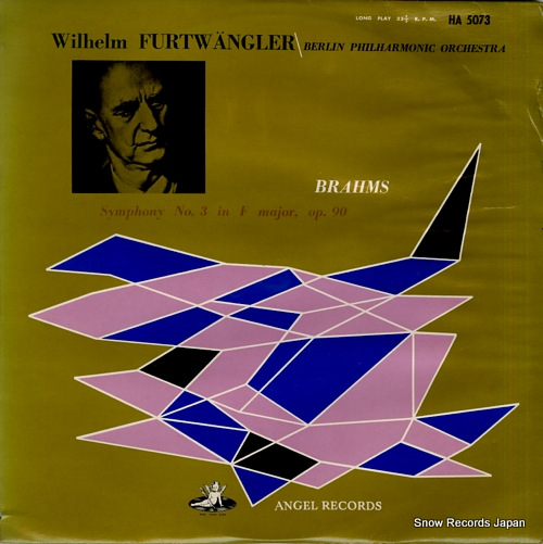 FURTWANGLER, WILHELM brahms; symphony no.3 in f major, op.90 HA5073