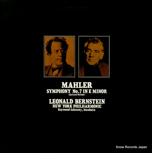 BERNSTEIN, LEONARD mahler; symphony no.7 in e minor (revised version) SOCJ37