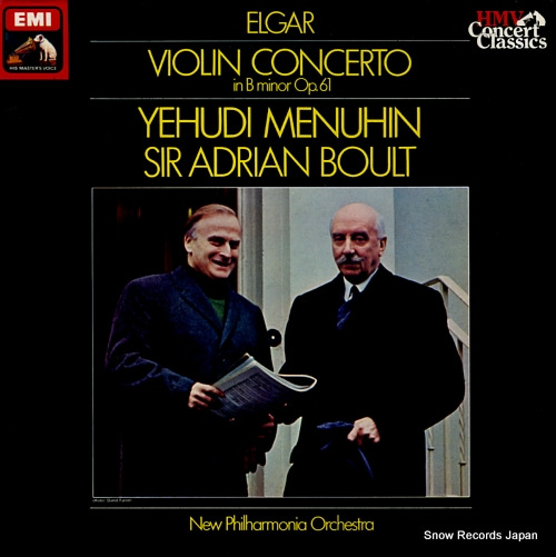 MENUHIN, YEHUDI elger; violin concerto in b minor op.61 SXLP2900001