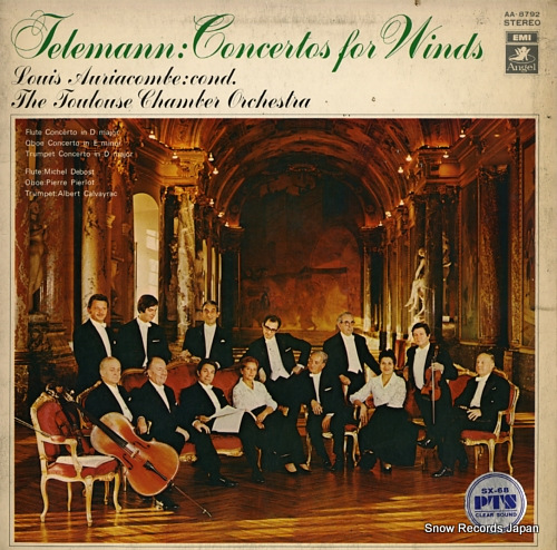 AURIACOMBE, LOUIS telemann concerto for winds AA-8792
