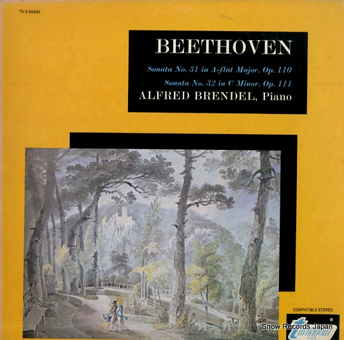 BRENDEL, ALFRED beethoven; sonata no.31/no.32 TV-S34393