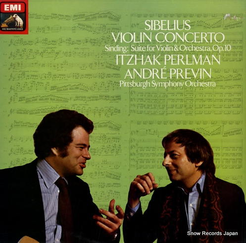 PERLMAN, ITZHAK sibelius; violin concerto in d minor ASD3933