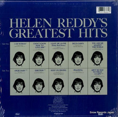 إ󡦥ǥ helen reddy's greatest hits SN-16333