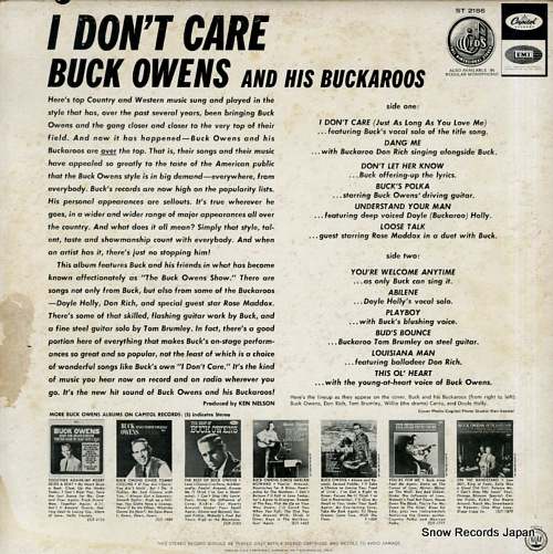 OWENS, BUCK i don't care ST2186