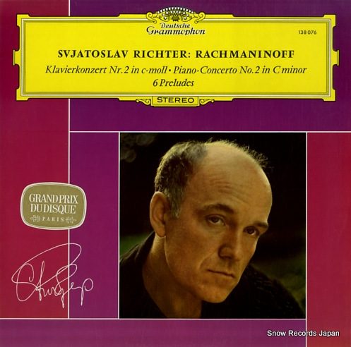 RICHTER, SVIATOSLAV rachmaninoff; piano concerto no.2 in c minor 138076