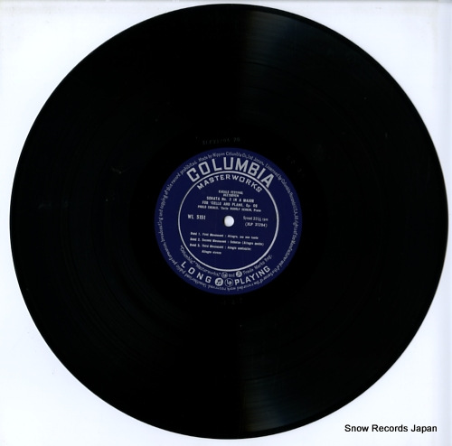 CASALS, PABLO beethoven; sonatas for 'cello and piano WL5151