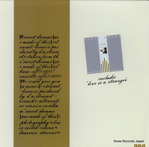 EURYTHMICS sweet dreams(are made of this) PD-13502