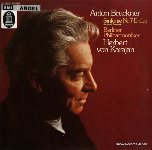 KARAJAN, HERBERT VON bruckner; sinfonie nr.7 e-dur 1C165-02467