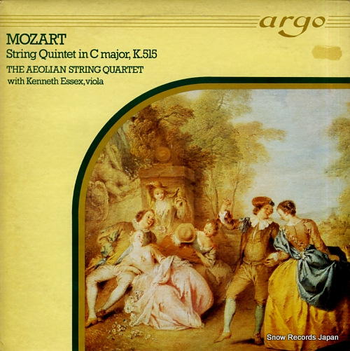 AEOLIAN STRING QUARTET, THE mozart; string quintet in c major, k.515 ZK17