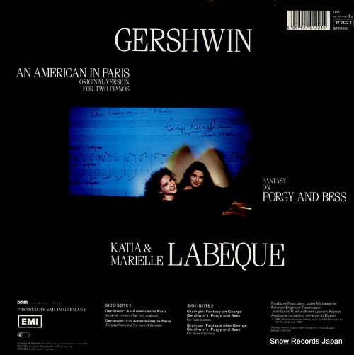 ٥å gershwin; an american in paris EJ2701221