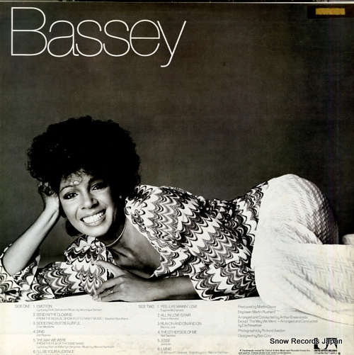 BASSEY, SHIRLEY good bad but beautiful GP395