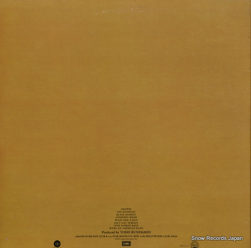 GRAND FUNK we're an american band SMAS-11207