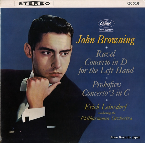 BROWNING, JOHN ravel; concerto in d for the left hand CSC5058