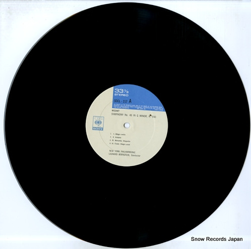 BERNSTEIN, LEONARD mozart; symphony no.40/no.41 SOCL157
