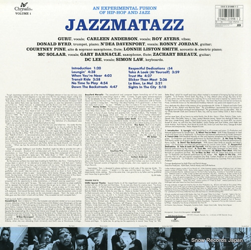 GURU jazzmatazz vol.1 3219981/CTLP34