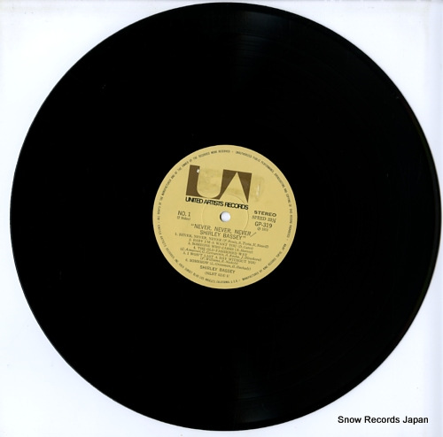 BASSEY, SHIRLEY never never never GP-319