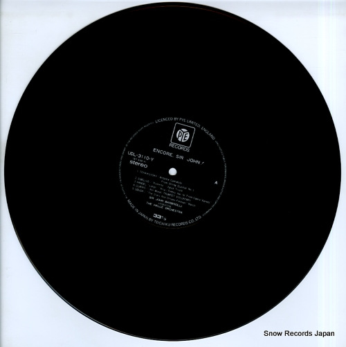 BARBIROLLI, JOHN encore, sir john! UDL-3110-Y