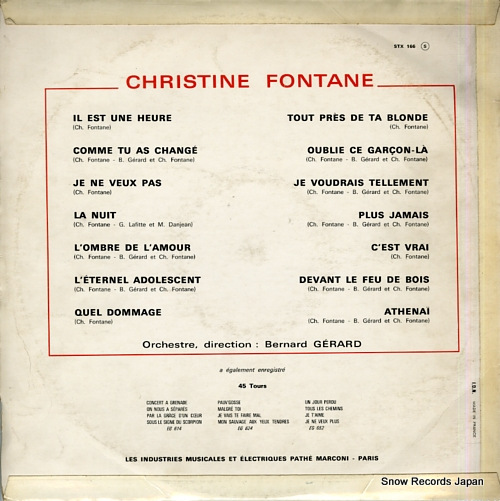 FONTANE, CHRISTINE christine fontane STX166