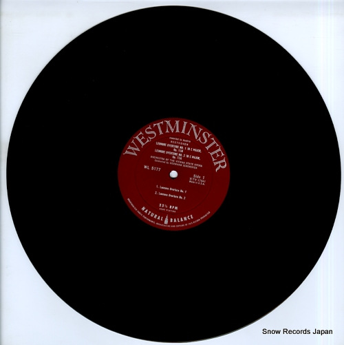 SCHERCHEN, HERMANN beethoven; leonore overture no.1 - no.3 WL5177