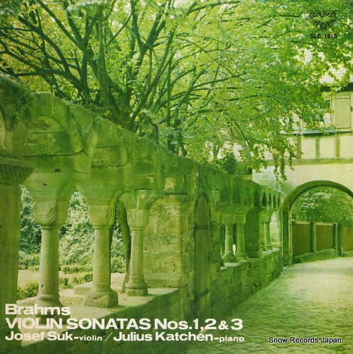 SUK, JOSEF brahms; violin sonatas SLC1815