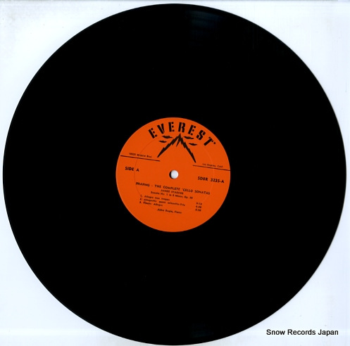 STARKER, JANOS brahms; the complete cello sonatas EVEREST3235