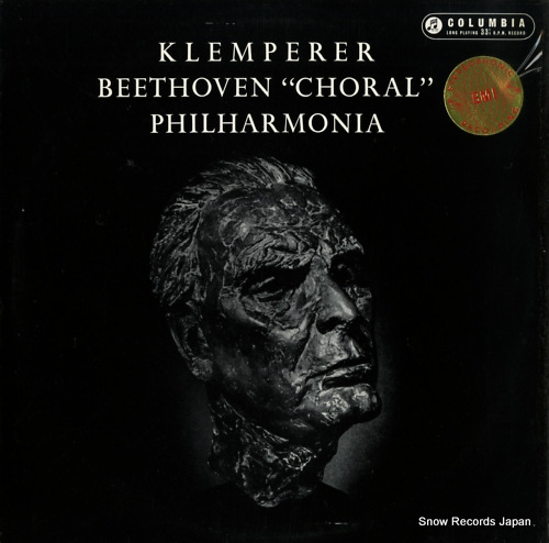 KLEMPERER, OTTO beethoven; symphony no.9 