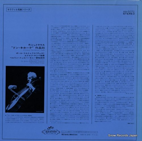 TORTELIER, PAUL strauss; 