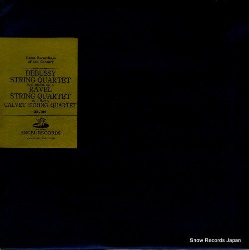 CALVET STRING QUARTET debussy / ravel; string quartet GR-142