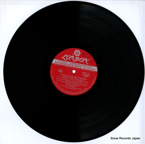 ANSERMET, ERNEST mussorgsky; a night on the bare mountain SLC6051