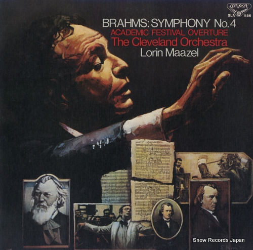 MAAZEL, LORIN brahms; symphony no.4 / academic festival overture SLA1156