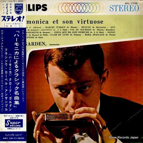 GARDEN, CLAUDE l'harmonica et son virtuose SFL-7759