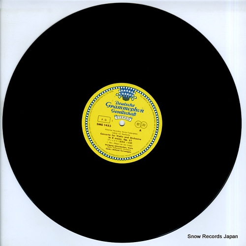 SCHNEIDERHAN, WOLFGANG beethoven; concerto for violin and orchestra in d major SMG-1453