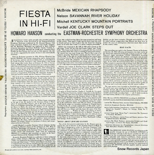 HANSON, HOWARD fiesta in hi-fi MG50134