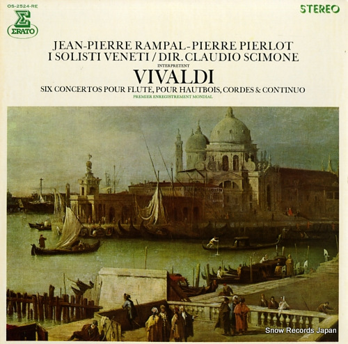 SCIMONE, CLAUDIO vivaldi; six concertos pour flute, pour hautbois, cordes & continuo OS-2524-RE