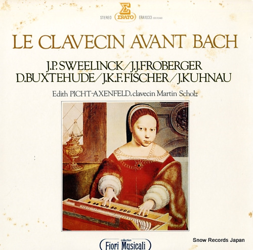 PICHT-AXENFELD, EDITH le clavecin avant bach ERA-1033