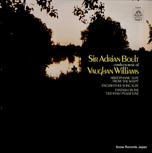 BOULT, ADRIAN vaughan williams; aristophanic suite from 