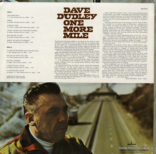DUDLEY, DAVE one more mile SR61215