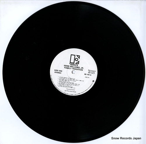 WILLIAMS, HANK, JR. family tradition 6E-194