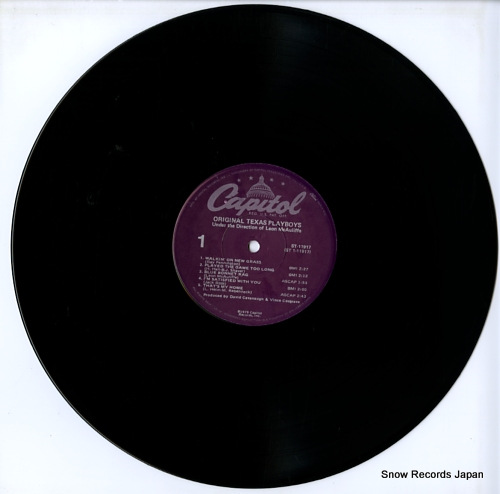 THE ORIGINAL TEXAS PLAYBOYS UNDER THE DIRECTION OF LEON MCAULIFFE original texas playboys ST-11917