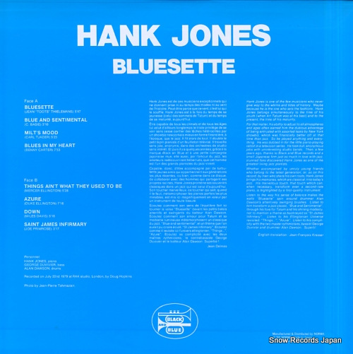 JONES, HANK blusette NLP7500