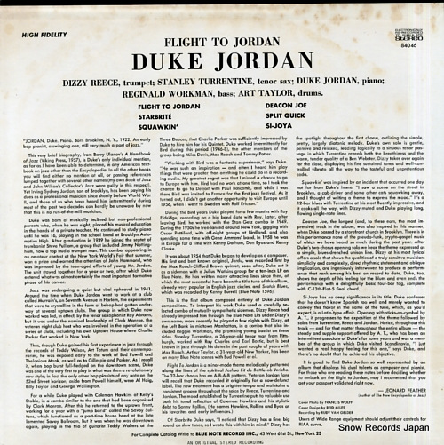 JORDAN, DUKE flight to jordan BST84046