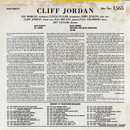 JORDAN, CLIFFORD cliff jordan BLP1565