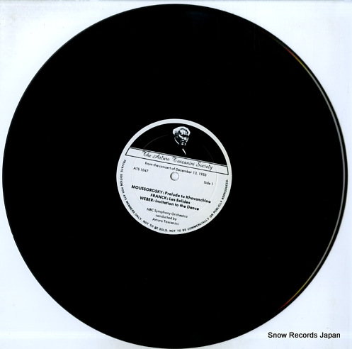 TOSCANINI, ARTURO moussorgsky; prelude to khovanchina ATS1047