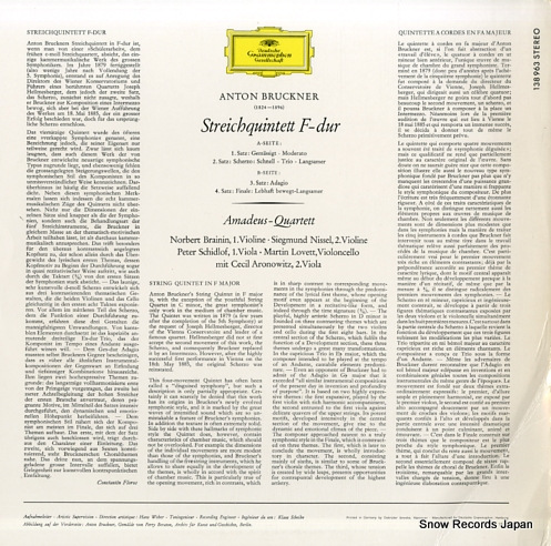 ARONOWITZ, CECIL bruckner; streichquintett f-dur 138963