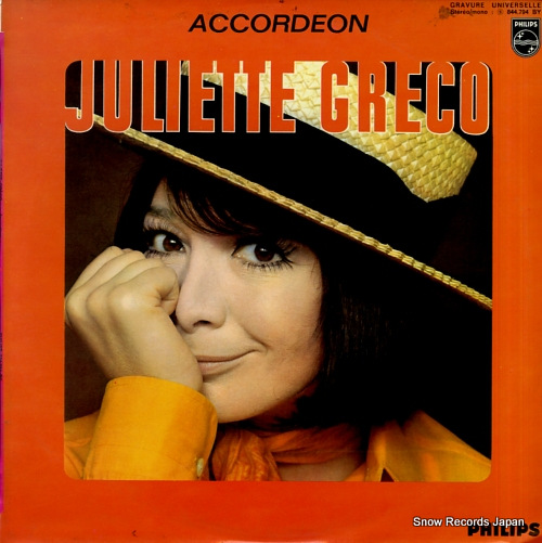 GRECO, JULIETTE accordeon 844.794BY