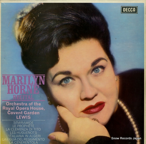 HORNE, MARILYN marilyn horne recital SXL6149 - front cover